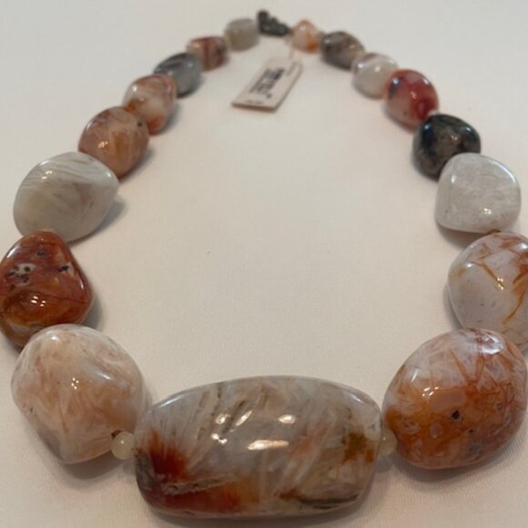 20" Genuine Precious Stone Necklace - Picture 1 of 3